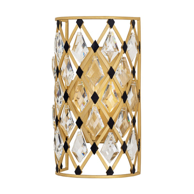 Windsor 1 Light Crystal Wall Sconce