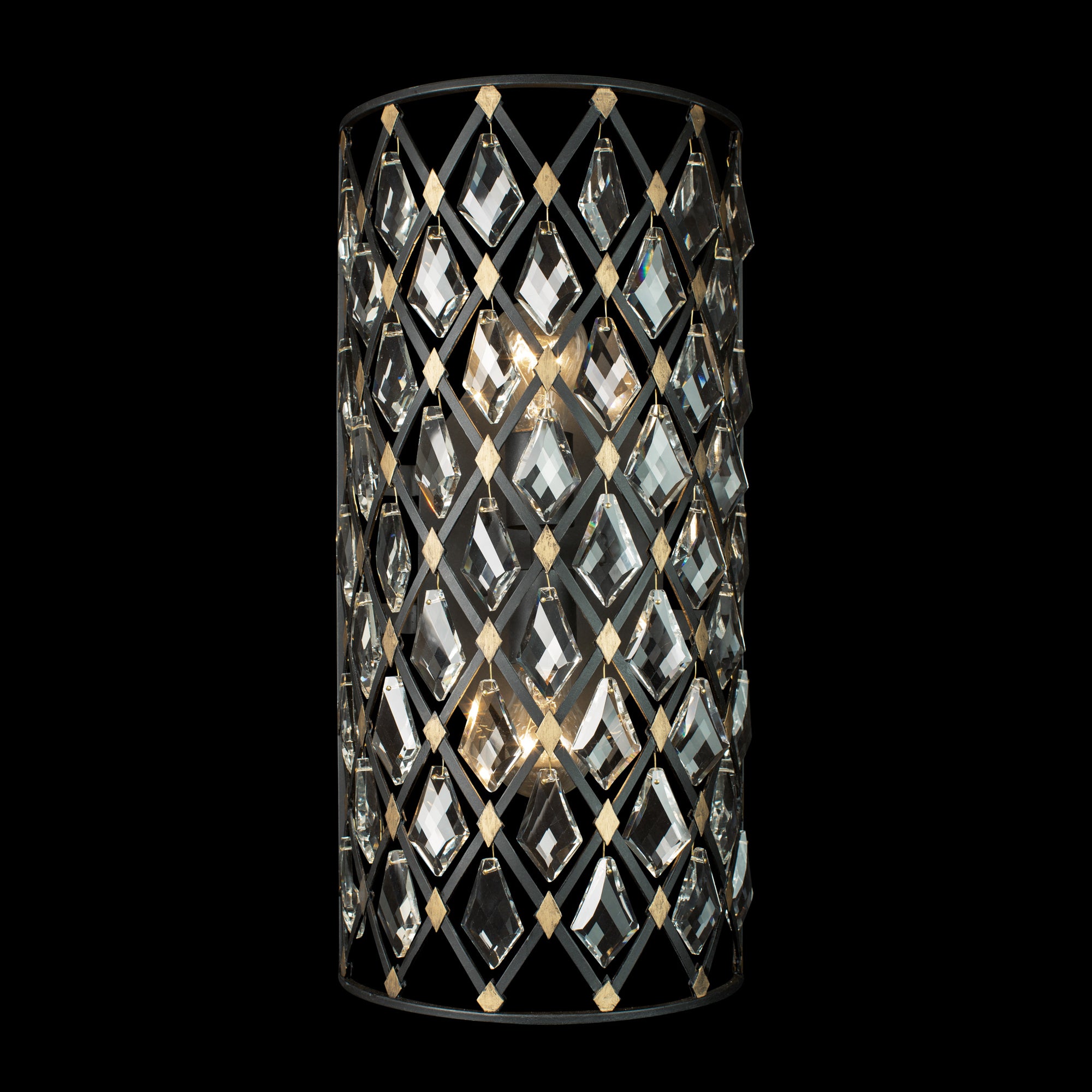 Windsor 2 Light Crystal Wall Sconce