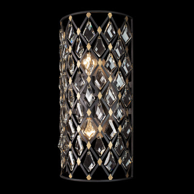 Windsor 2 Light Crystal Wall Sconce