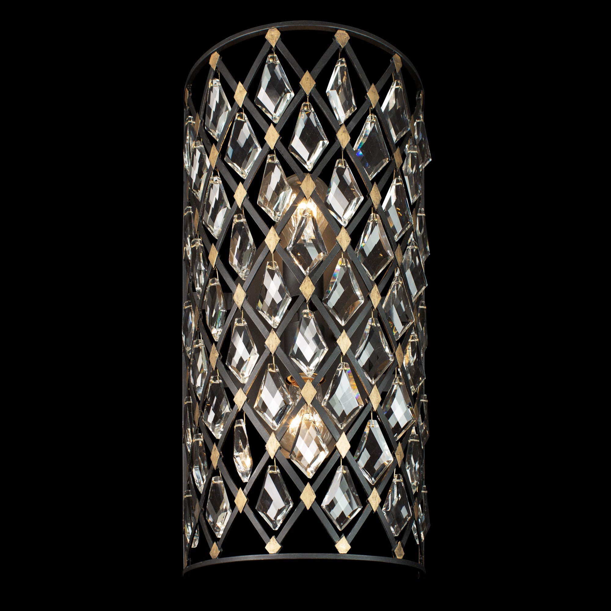 Windsor 2 Light Crystal Wall Sconce