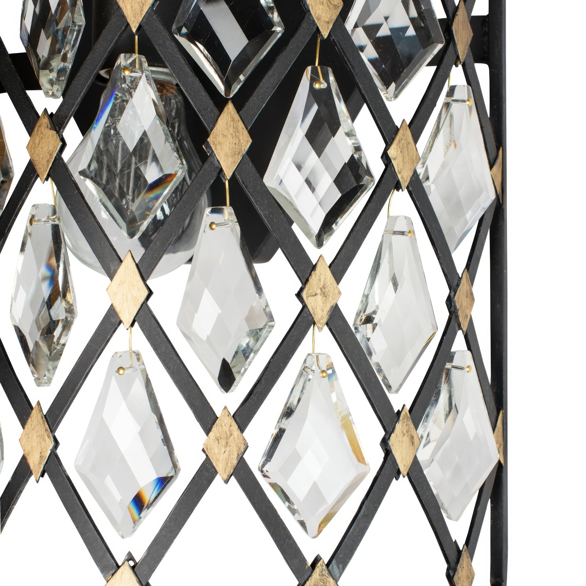 Windsor 2 Light Crystal Wall Sconce