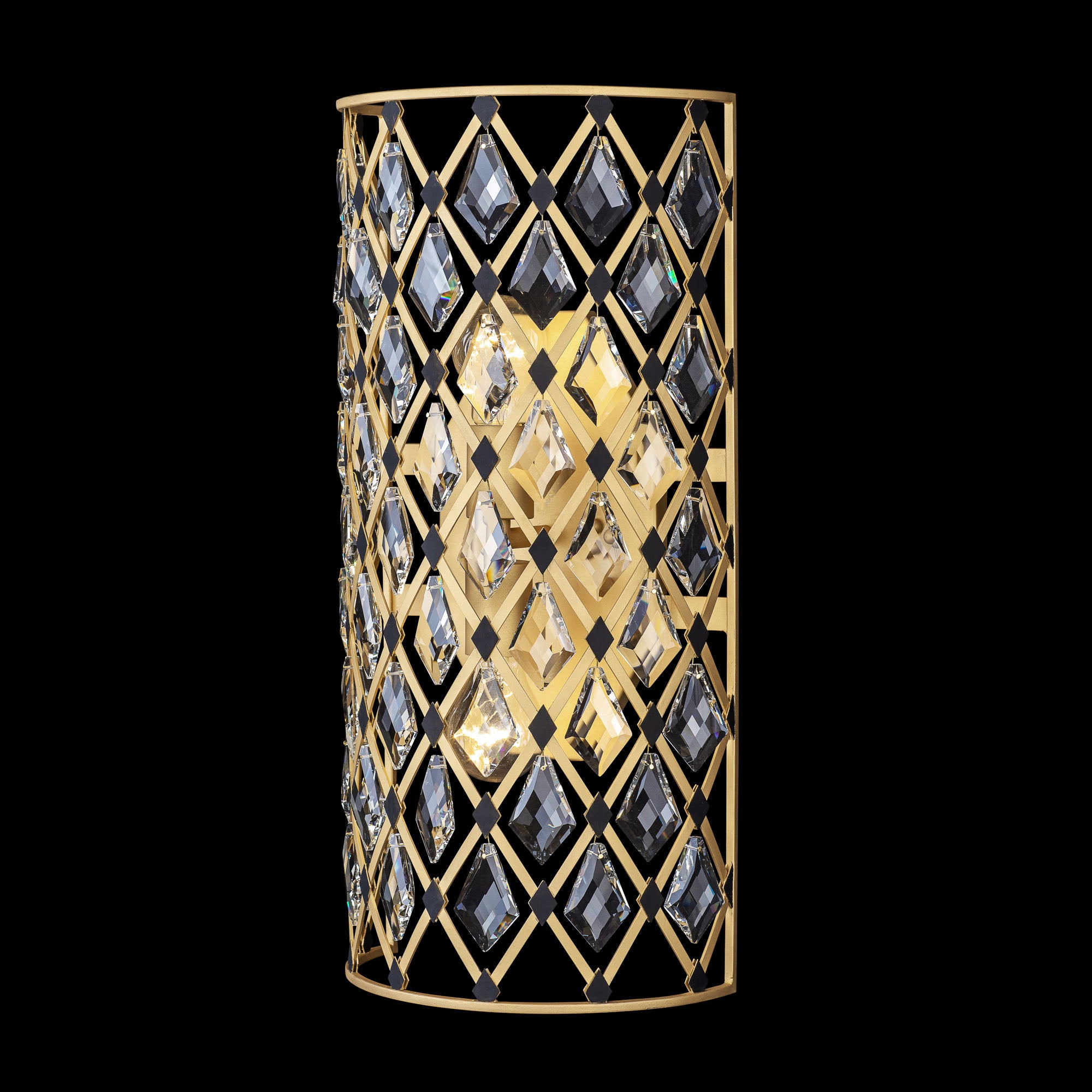 Windsor 2 Light Crystal Wall Sconce
