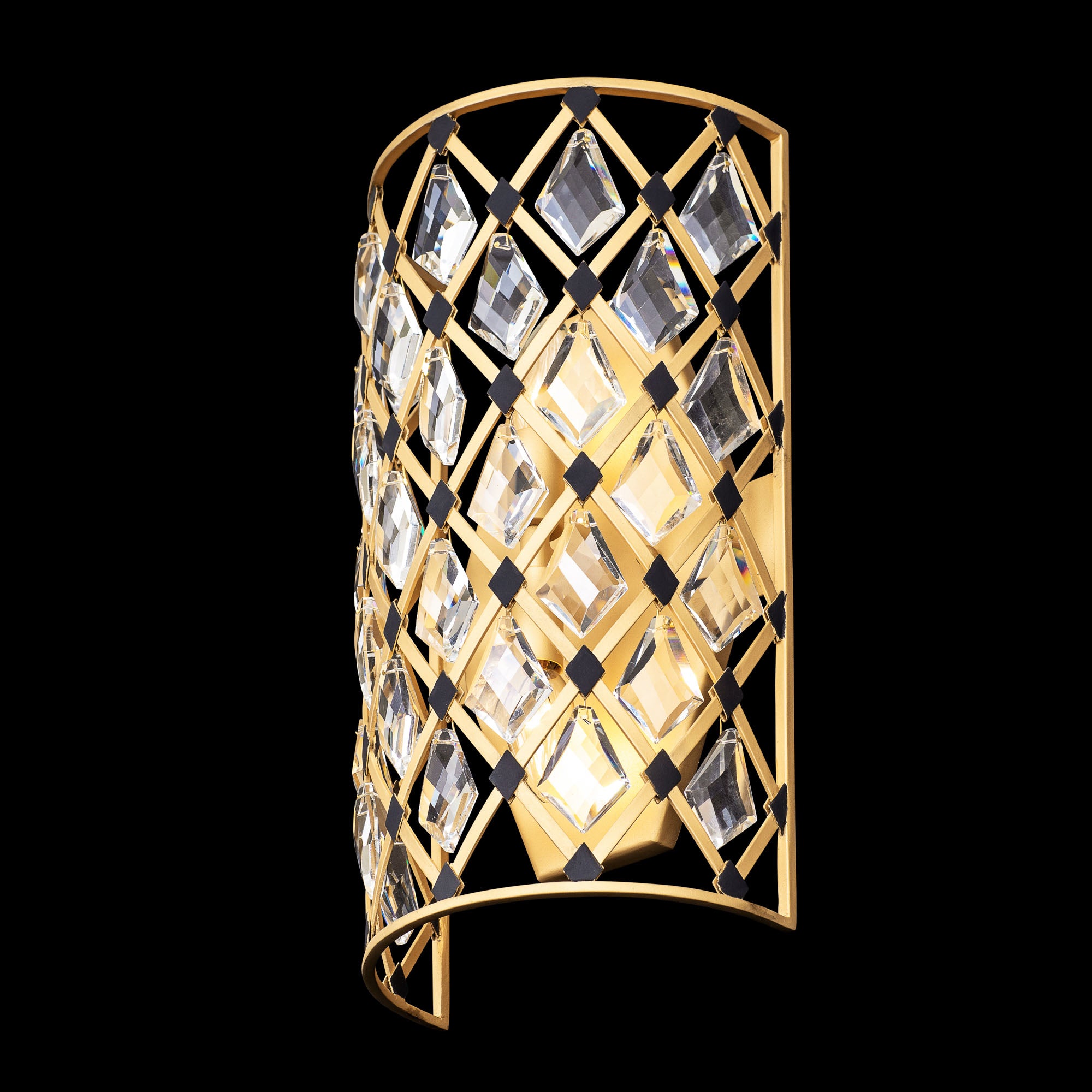 Windsor 2 Light Crystal Wall Sconce