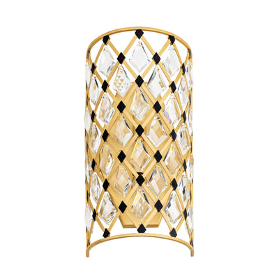 Windsor 2 Light Crystal Wall Sconce