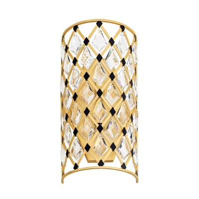 Windsor 2 Light Crystal Wall Sconce