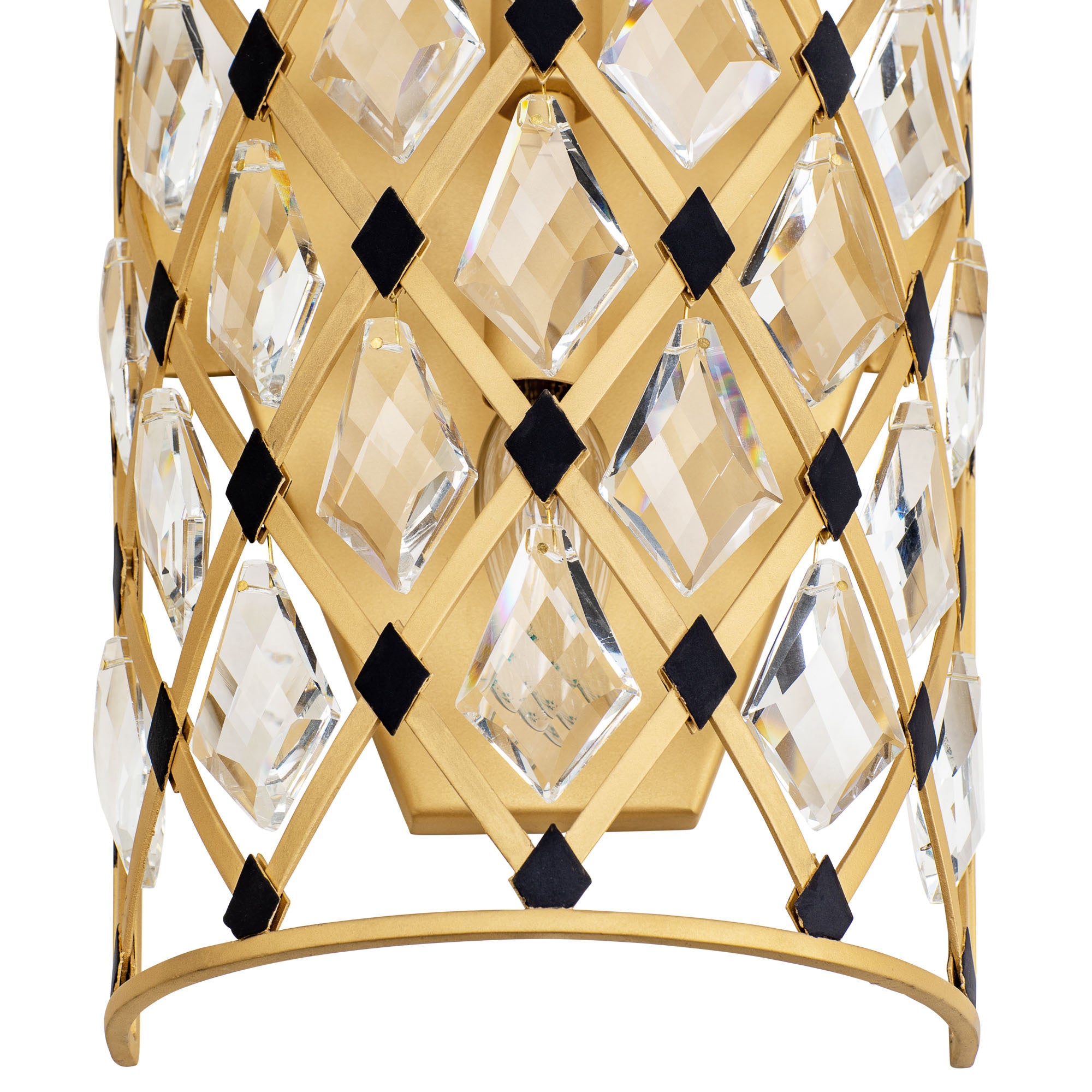 Windsor 2 Light Crystal Wall Sconce