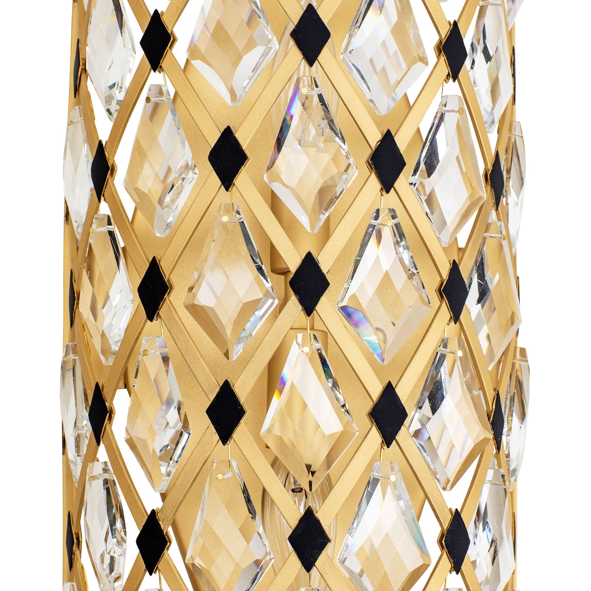 Windsor 2 Light Crystal Wall Sconce