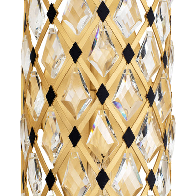 Windsor 2 Light Crystal Wall Sconce