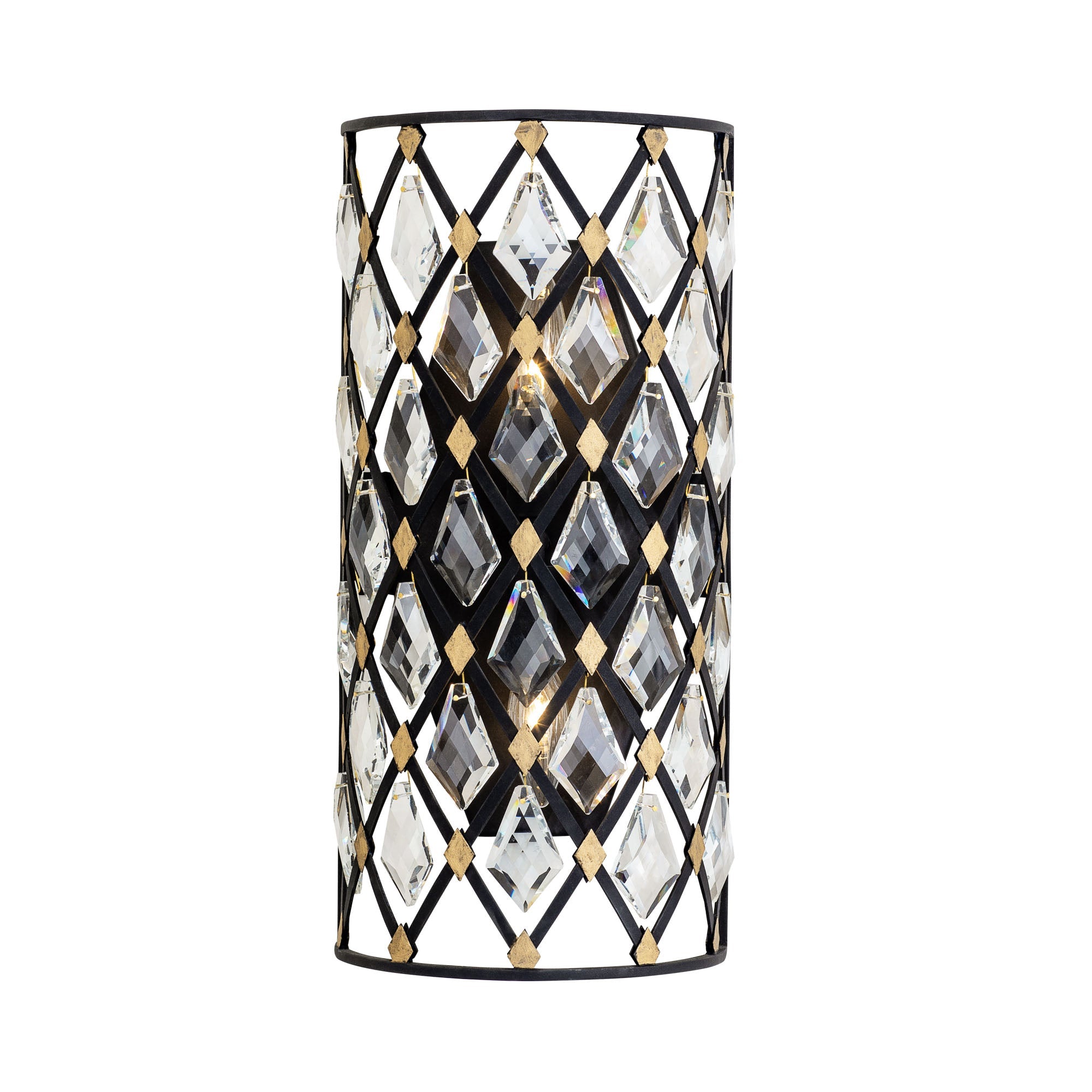 Windsor 2 Light Small Crystal Wall Sconce