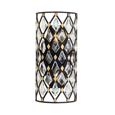 Windsor 2 Light Small Crystal Wall Sconce
