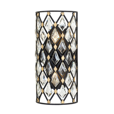Windsor 2 Light Small Crystal Wall Sconce
