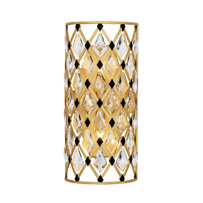 Windsor 2 Light Small Crystal Wall Sconce