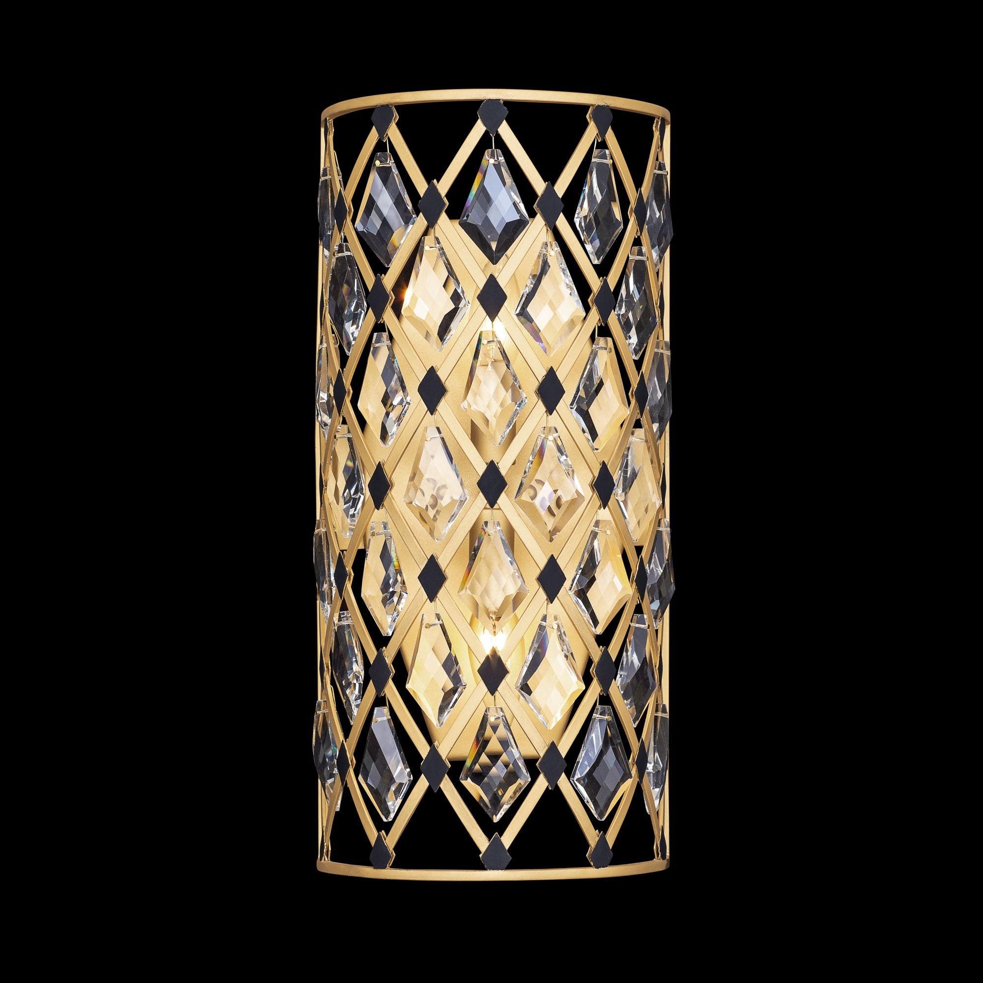 Windsor 2 Light Small Crystal Wall Sconce