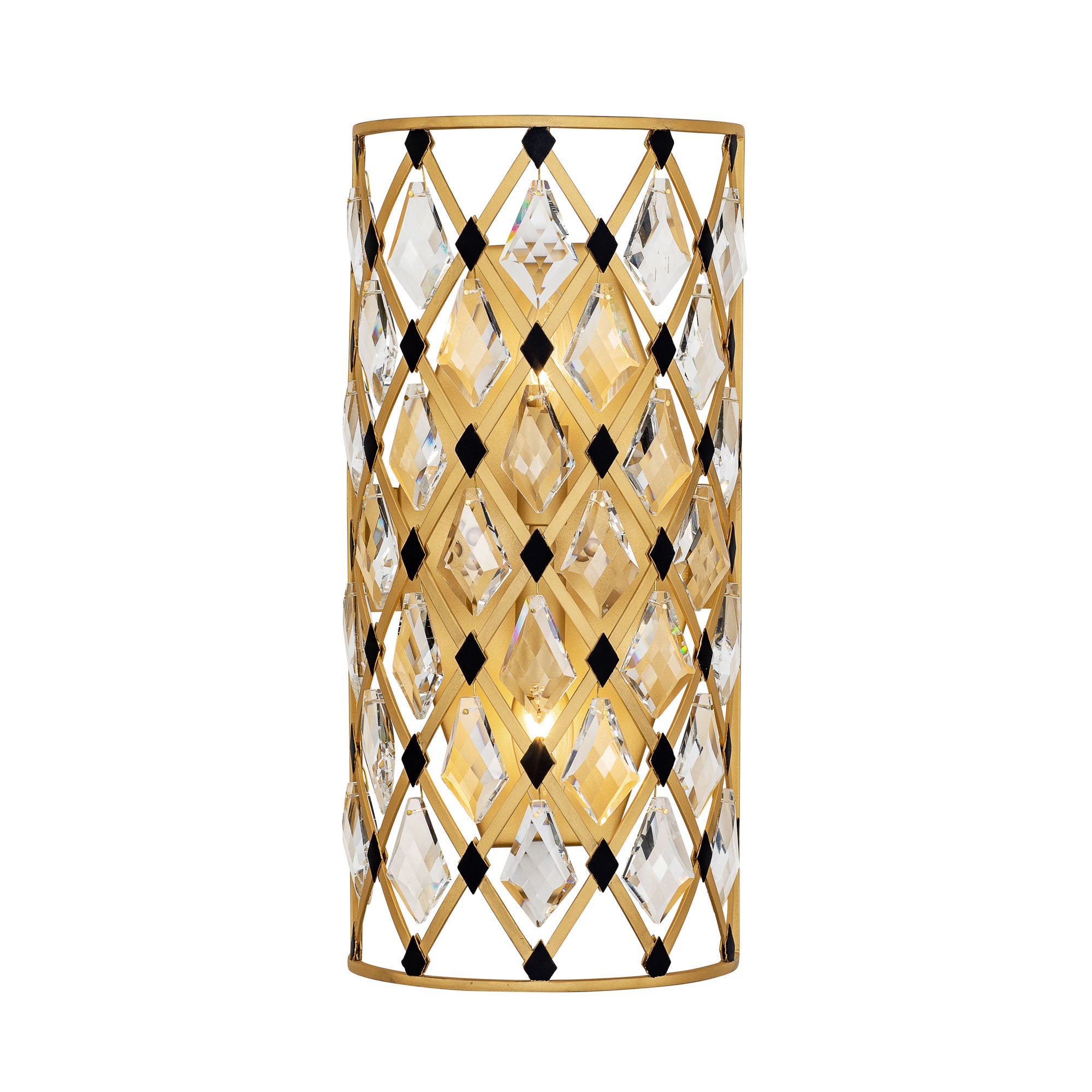 Windsor 2 Light Small Crystal Wall Sconce