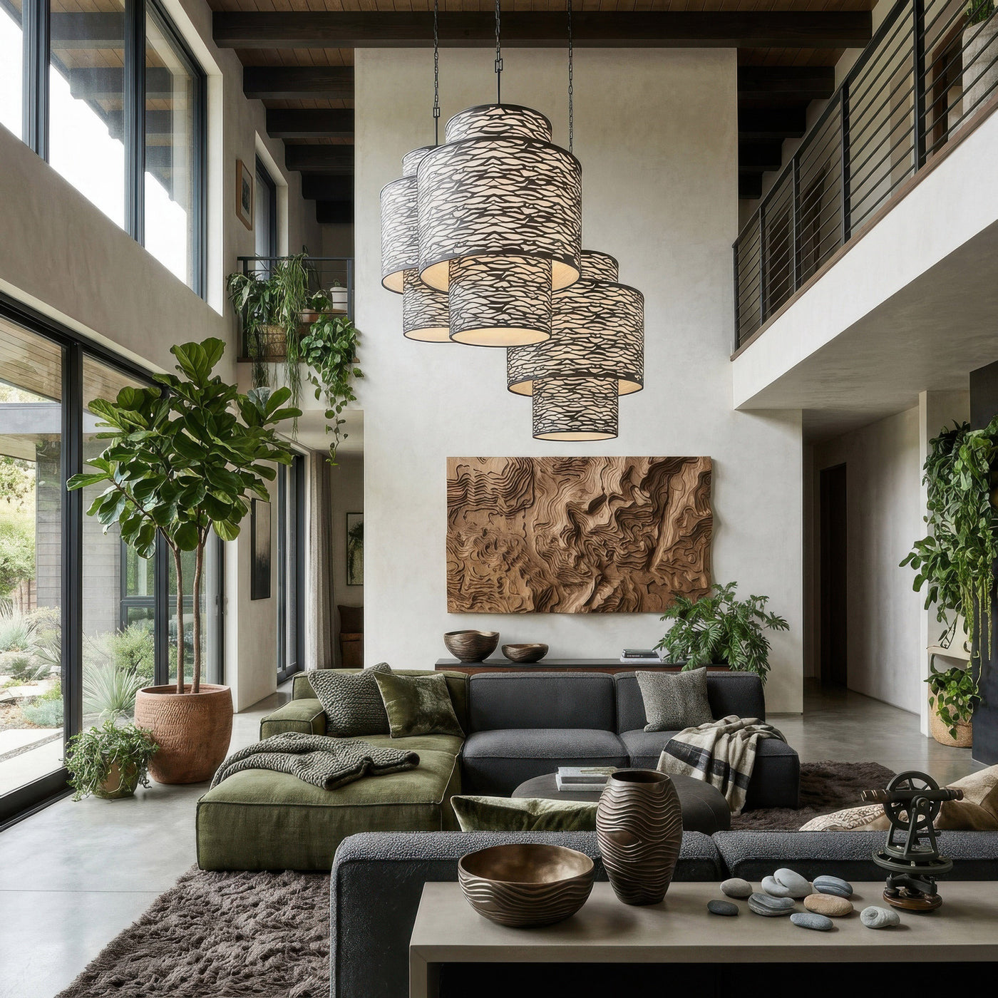Kato 16 Light 3-Tier Foyer Pendant