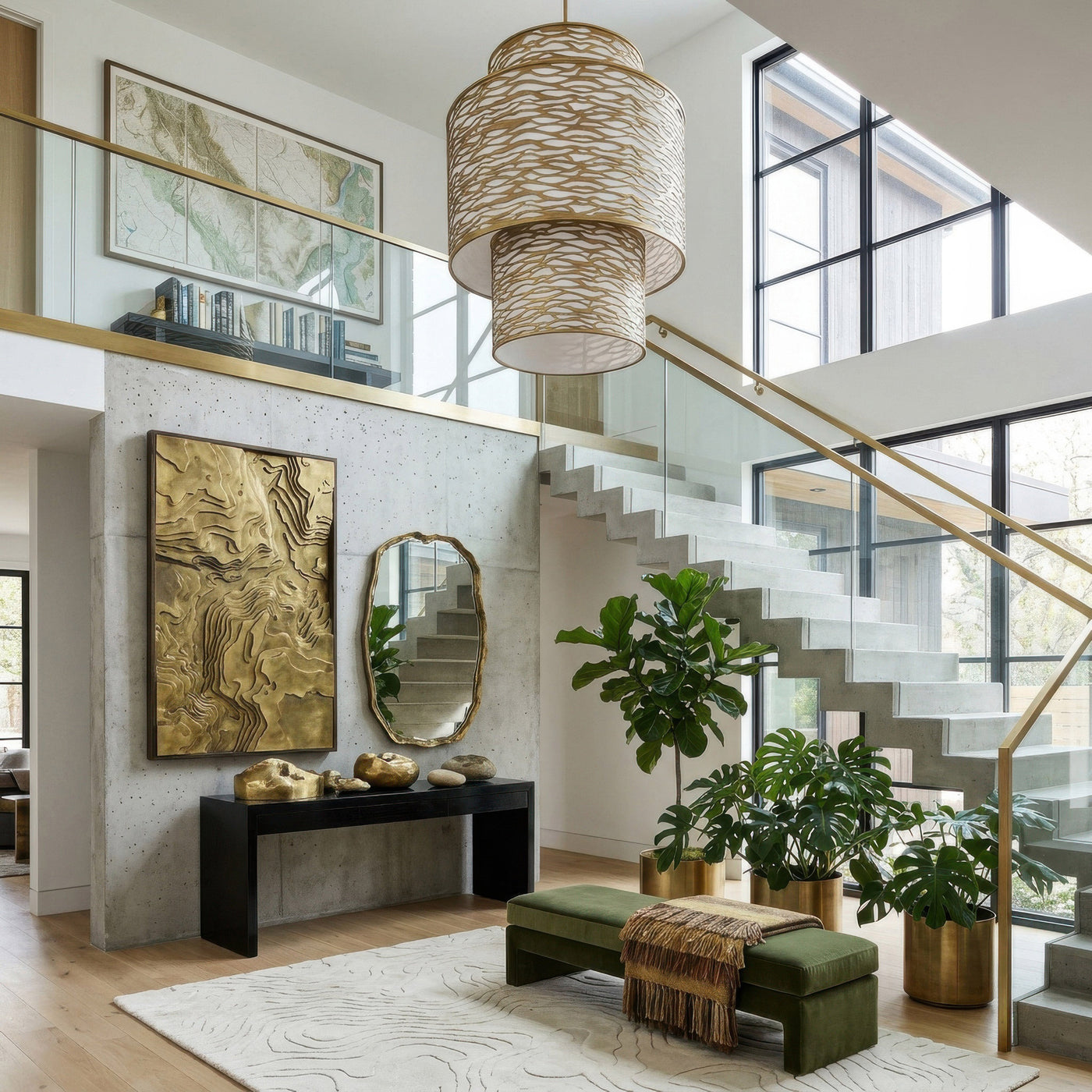 Kato 16 Light 3-Tier Foyer Pendant