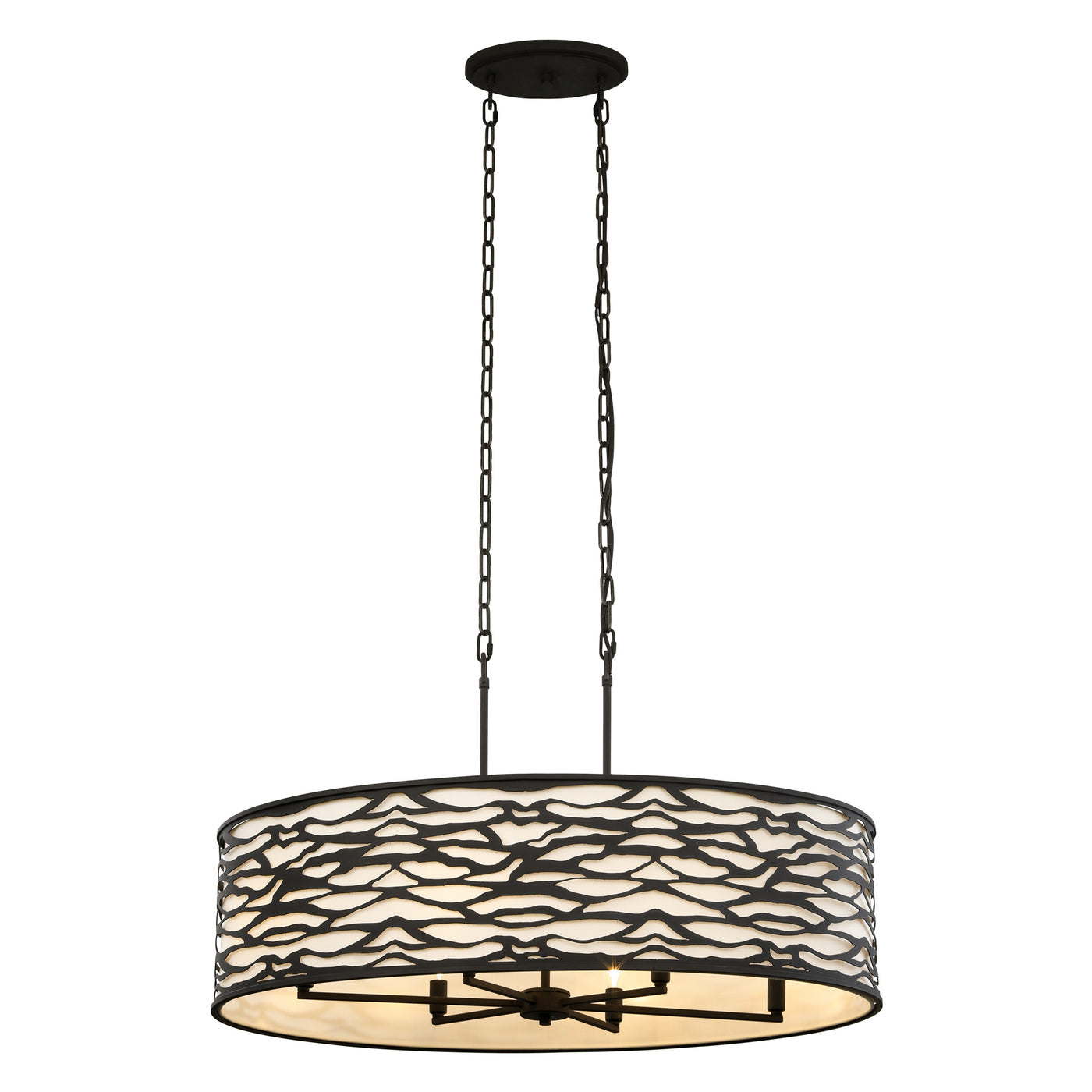 Kato 6 Light Oval Pendant