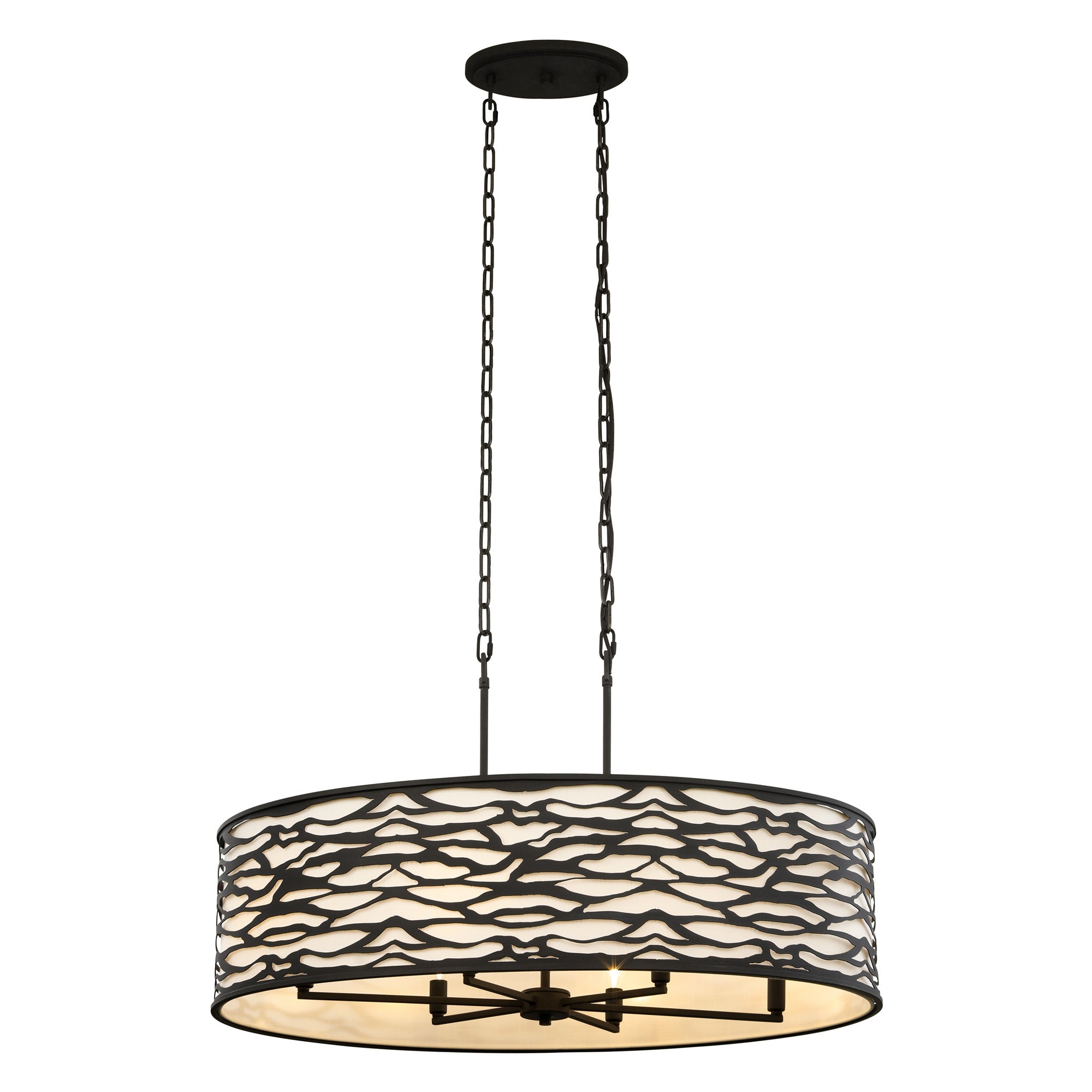 Kato 6 Light Oval Pendant