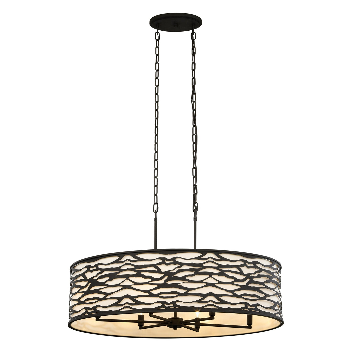 Kato 6 Light Oval Pendant