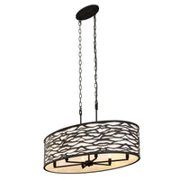 Kato 6 Light Oval Pendant