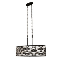 Kato 6 Light Oval Pendant