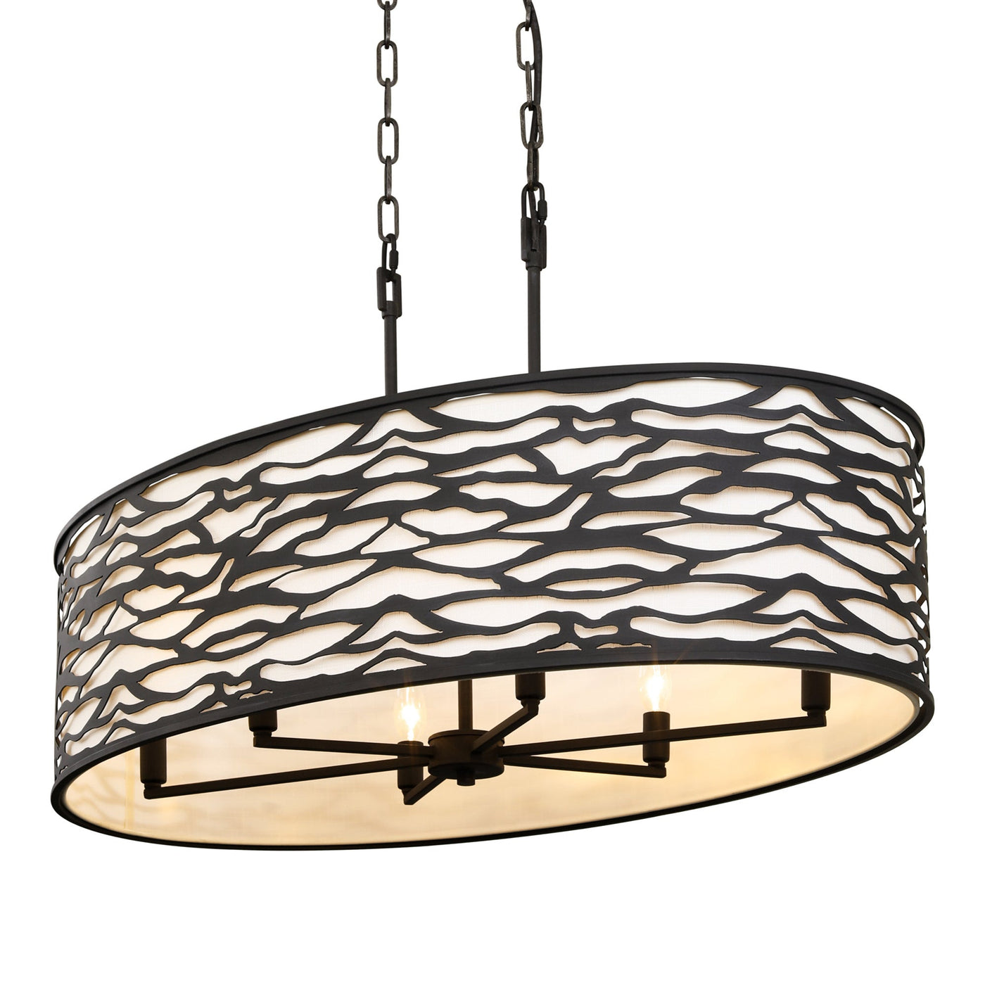 Kato 6 Light Oval Pendant