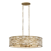 Kato 6 Light Oval Pendant