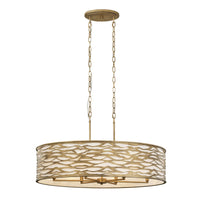 Kato 6 Light Oval Pendant