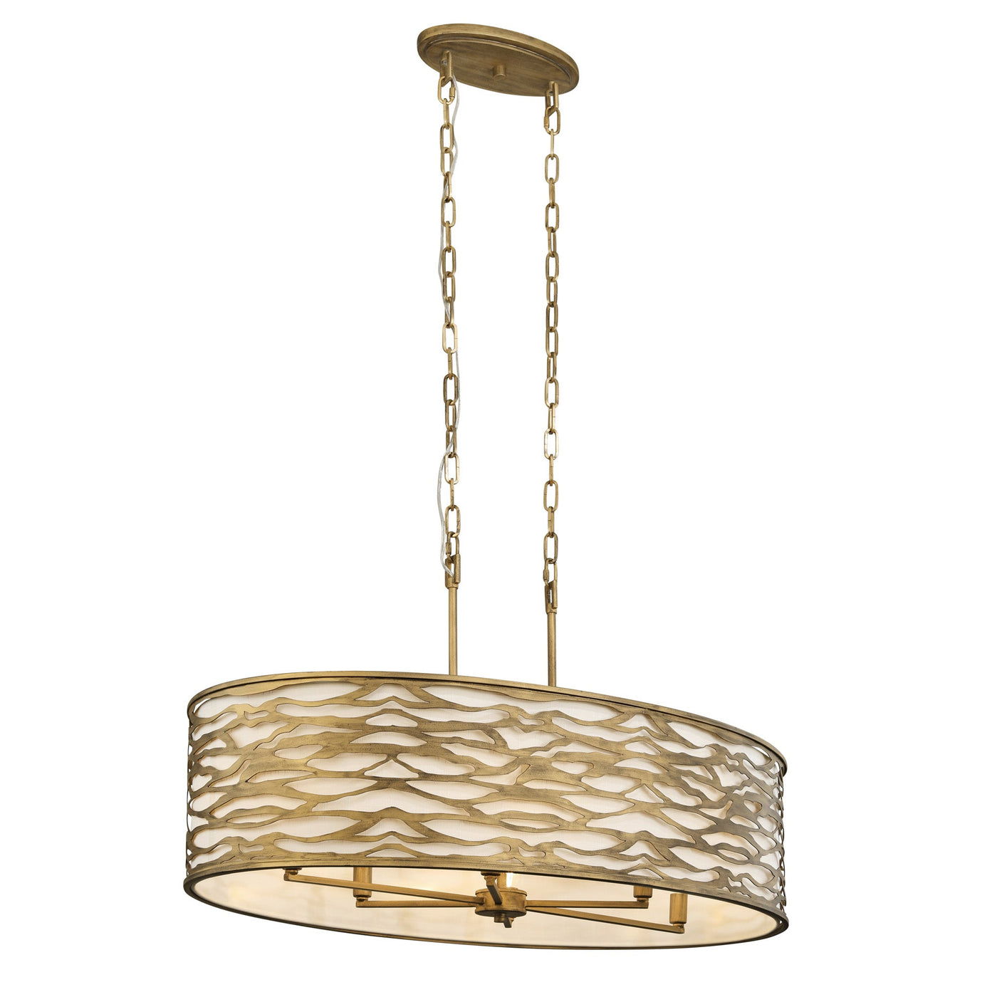 Kato 6 Light Oval Pendant