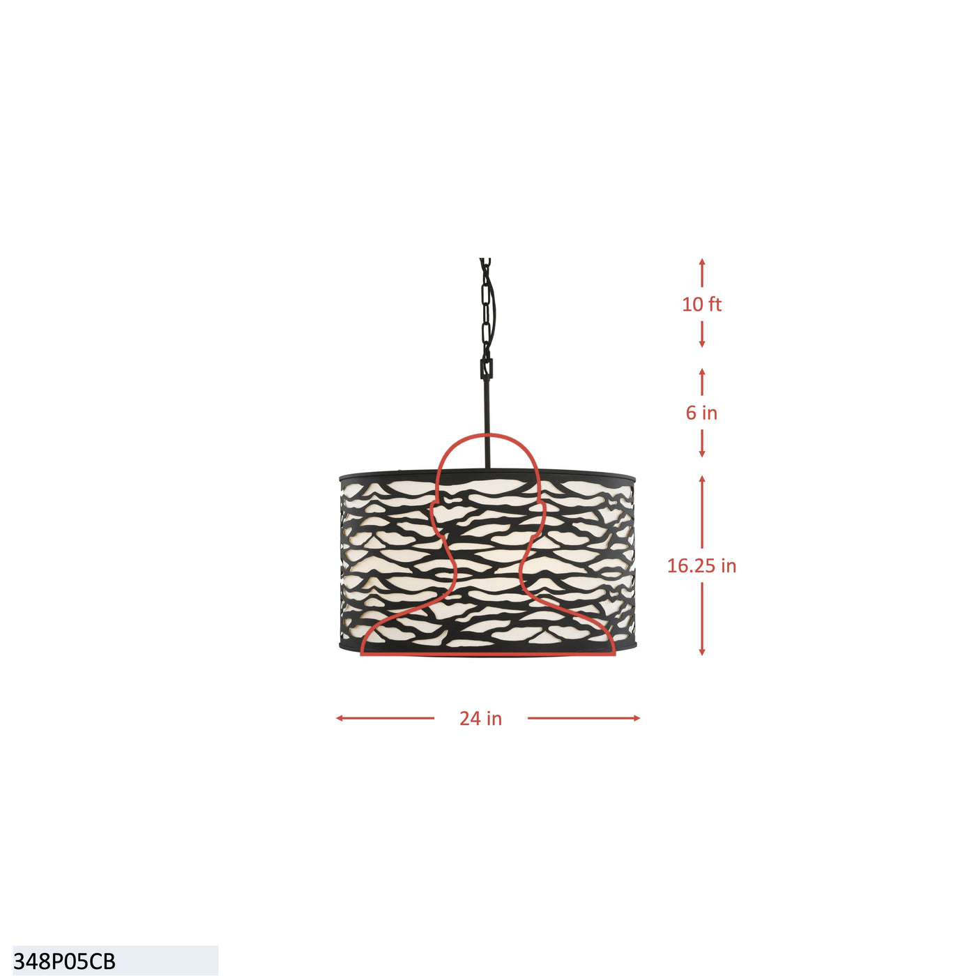 Kato 5 Light Pendant