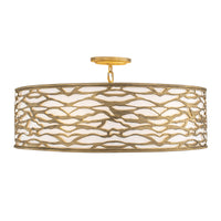 Kato 6 Light Convertible Semi-Flush/Pendant
