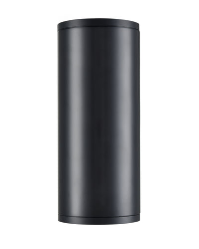 10.75-inch Vegas Powder Coated Black Outdoor Wall Sconce
