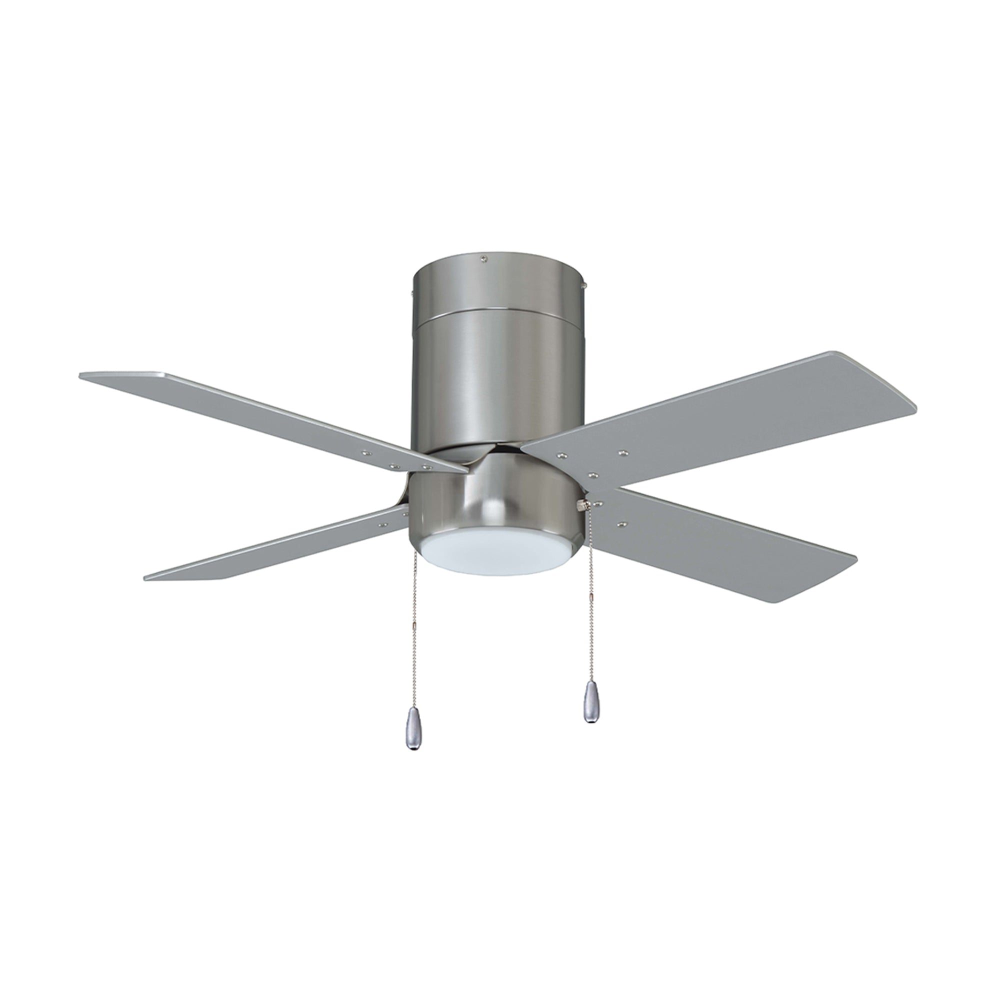 52 Inch Metalis AC Brushed Nickel Indoor Ceiling Fan 4-Blade Reversible