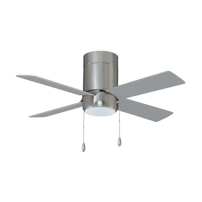 52 Inch Metalis AC Brushed Nickel Indoor Ceiling Fan 4-Blade Reversible