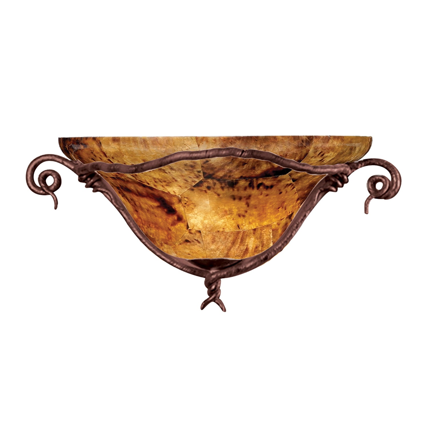 17'' Vine 1 Light Bark Wall Sconce