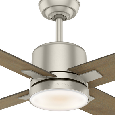 Casablanca 52 inch Axial Painted Pewter Ceiling Fan with LED Light Kit and Wall Control