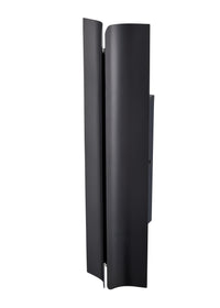 20-inch Powder Coated Black Outdoor Wall Sconce