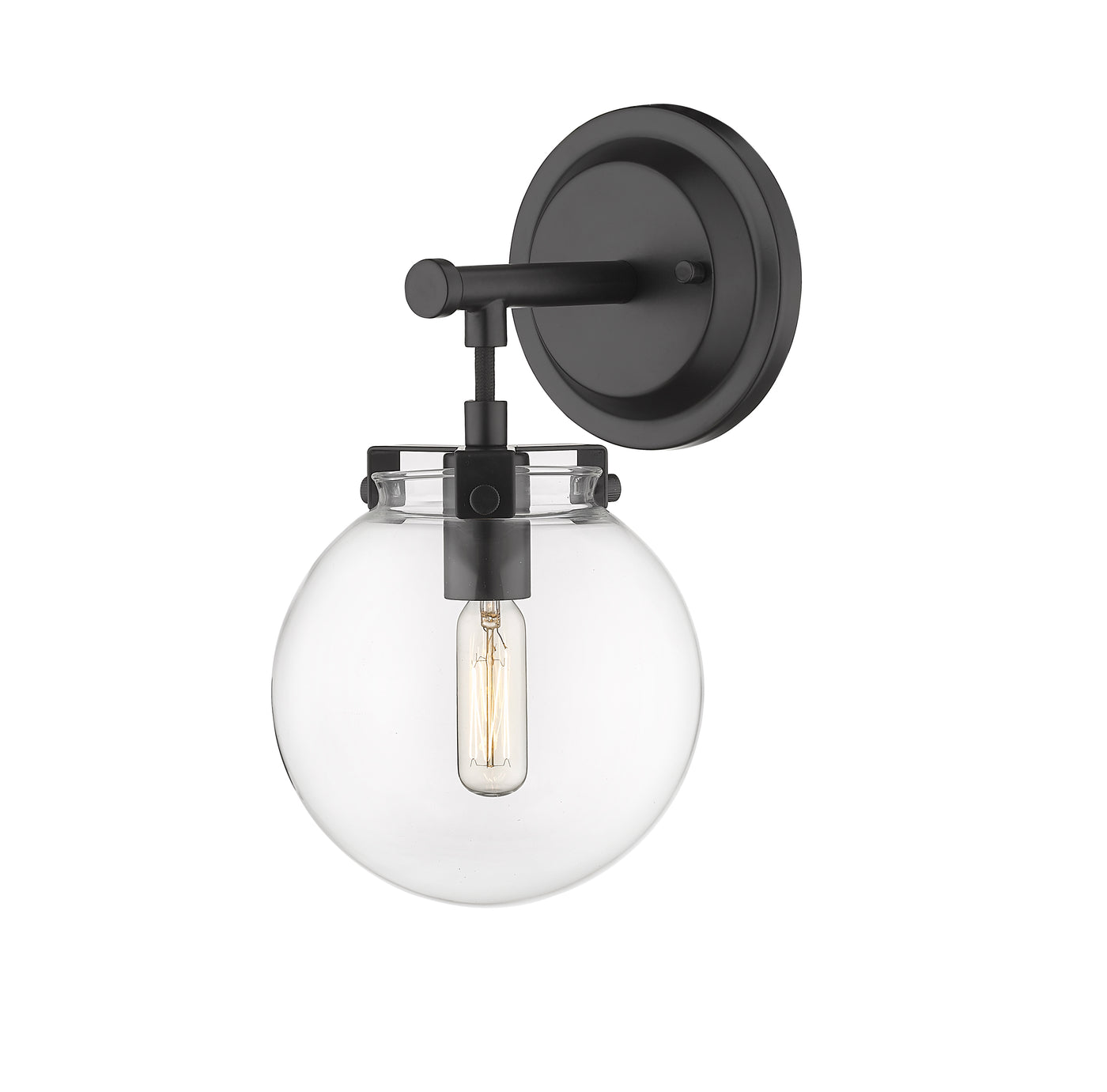 Auralume Bath Vanity Light Glass Brass