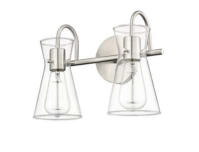 13.4'' Camellia Brushed Nickel 2 Light Bath Vanity