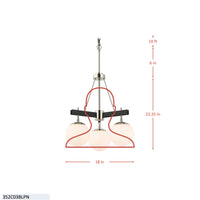 Allie 3 Light Chandelier