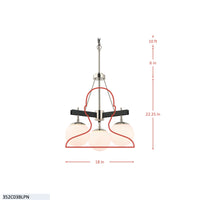 Allie 3 Light Chandelier