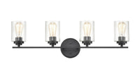 31.13'' Moven Matte Black 4 Light Bath Vanity