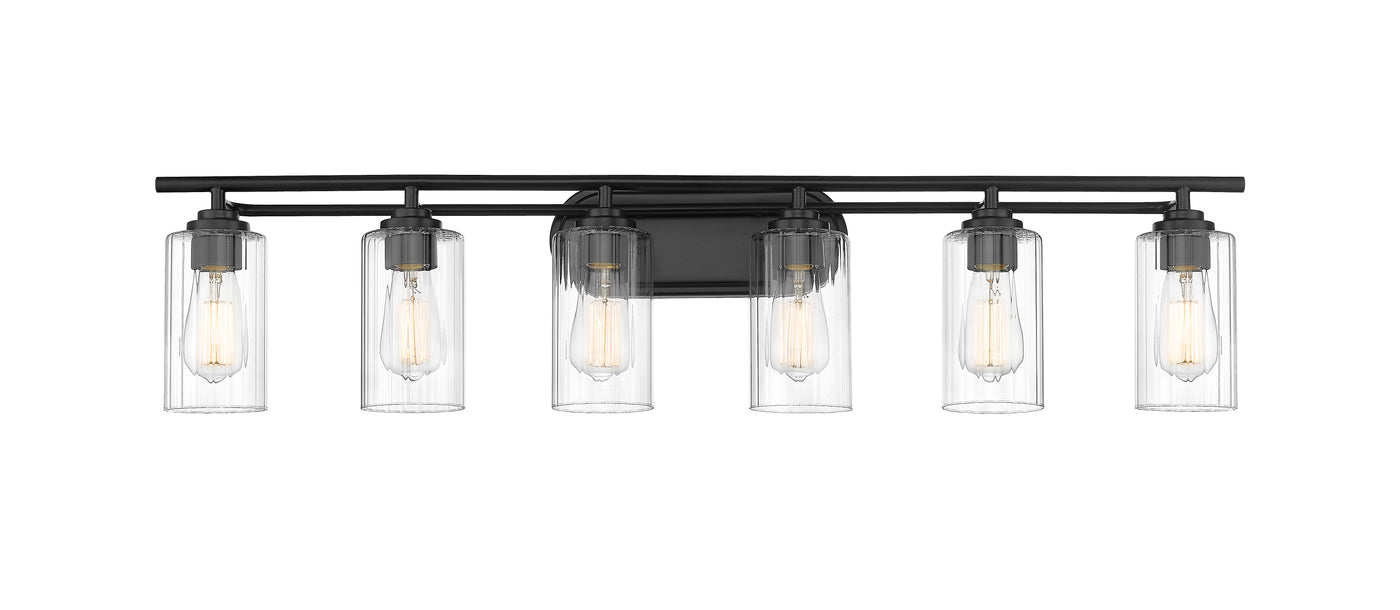 Auralume Bath Vanity Light Cast Brass Glass