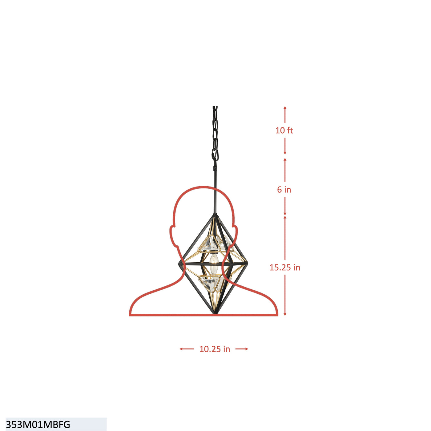 Marcia 1 Light Mini Pendant