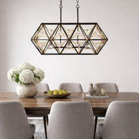 Marcia 3 Light Linear Pendant