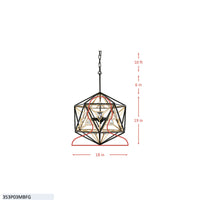 Marcia 3 Light Orb Pendant