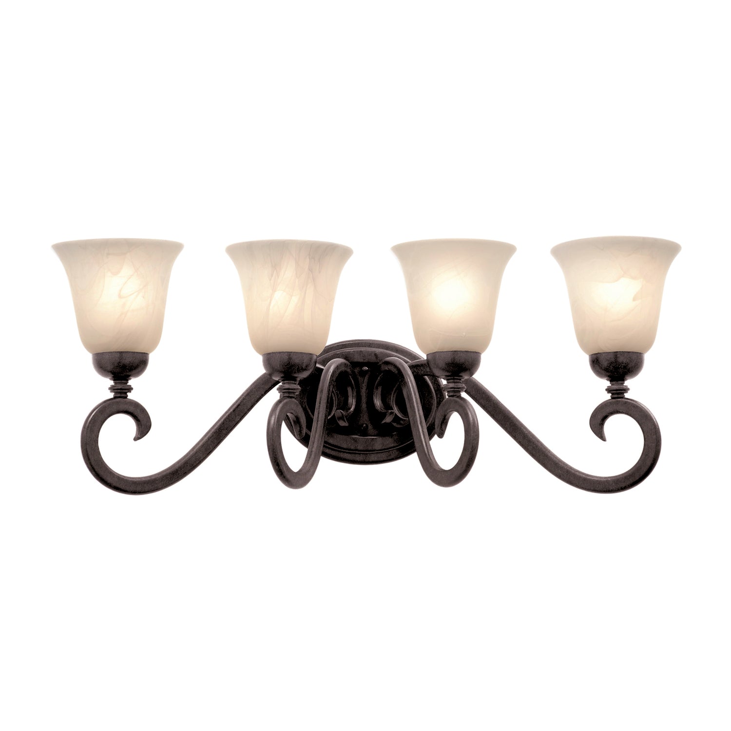 26.5'' Santa Barbara 4 Light Tortoise Shell Vanity Light