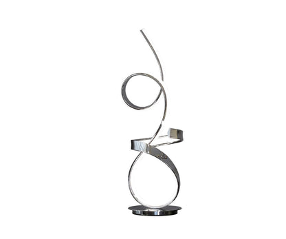 Amsterdam Chrome Table Lamp | LED Strip & Touch Dimmer