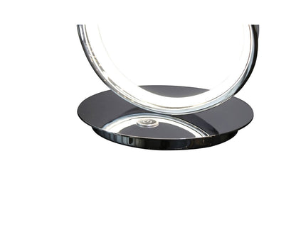 Amsterdam Chrome Table Lamp | LED Strip & Touch Dimmer