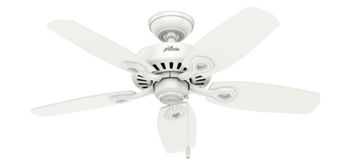 42 inch Builder Snow White Ceiling Fan with LED Light Kit